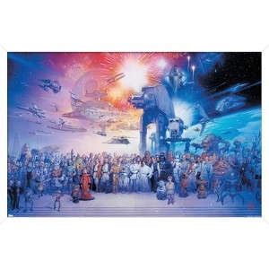 Trends International Star Wars: Saga - Galaxy Framed Wall Poster Prints - 1 of 4