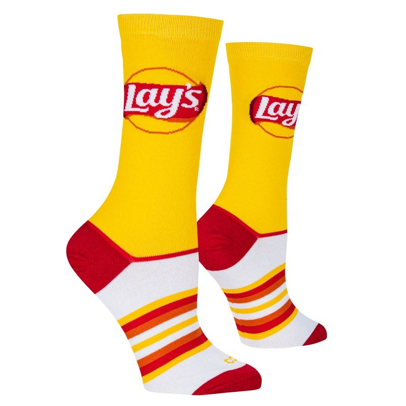 Cool Socks, Lays Stripes, Funny Novelty Socks, Medium, 3 of 6