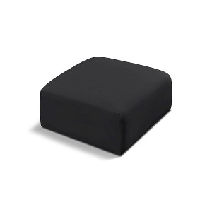 Meridian Furniture,Arc Vegan Leather Ottoman - 1 of 4