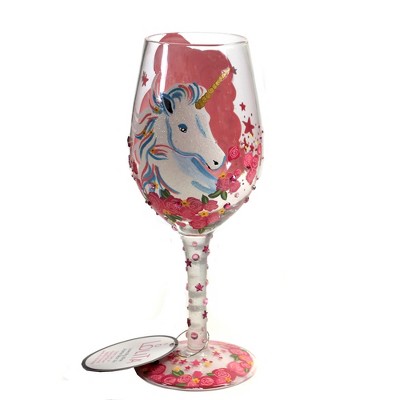 Tabletop 9.0" Don't Give Up Your Daydream Unicorn Roses Horn Lolita Enesco  -  Drinkware