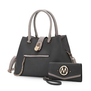 MKF Collection Edith Vegan Leather Women’s Tote Bag with Wallet by Mia K - 1 of 4