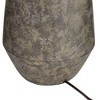 Pacific Coast Lighting Lagos 28" Tall Jar Country Cottage Table Lamp Brown Dark Terracotta Finish Single White Shade Living Room Bedroom Bedside - 4 of 4
