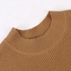 Clearlove Women's Mock Neck Knit Sweater Vest Sleeveless Casual Trendy Summer Ribbed Pullover Tank Tops - 2 of 4