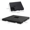 4 Pieces Cantilever Patio Umbrella Base, Outdoor Offset Umbrella Weights, 176 lbs Capacity Water or 264 lbs Capacity Sand Plates Set - 3 of 4