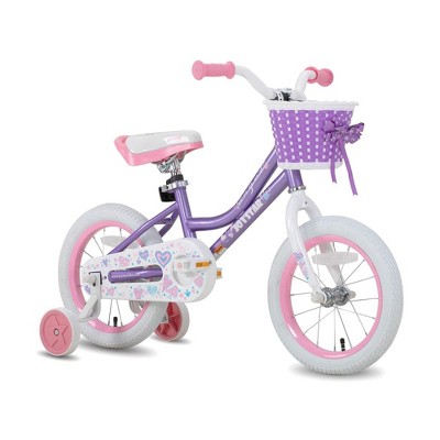 Joystar Angel Kids Toddler Training Balance Bike Bicycle with Training Wheels, Rubber Air Free Tires, and Coaster Brake, Ages 2 to 4