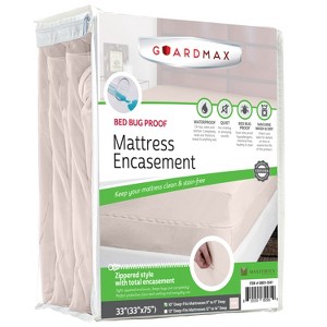Guardmax Waterproof Mattress Protector Encasement with Zipper - 1 of 4