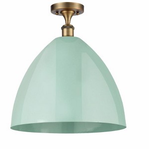 Plymouth Dome - 1 Light Semi-Flush Mount In Industrial Style-18.75 Inches Tall and 16 Inches Wide - 1 of 1