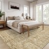 Washable Rug Vintage Rug with Non Slip TPR Backing, Traditional Oriental Carpet - 2 of 4