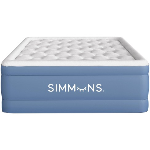 Simmons Rest Aire 17 Comfort Top Anti microbial Air Mattress With Built in Pump Twin Target