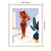 Amanti Art Terracotta Woman by Ivy Green Illustrations Wood Framed Wall Art Print - 3 of 4