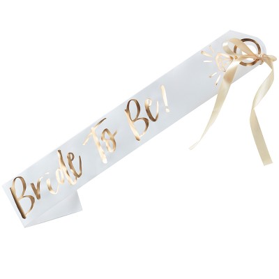 bride to be sash target