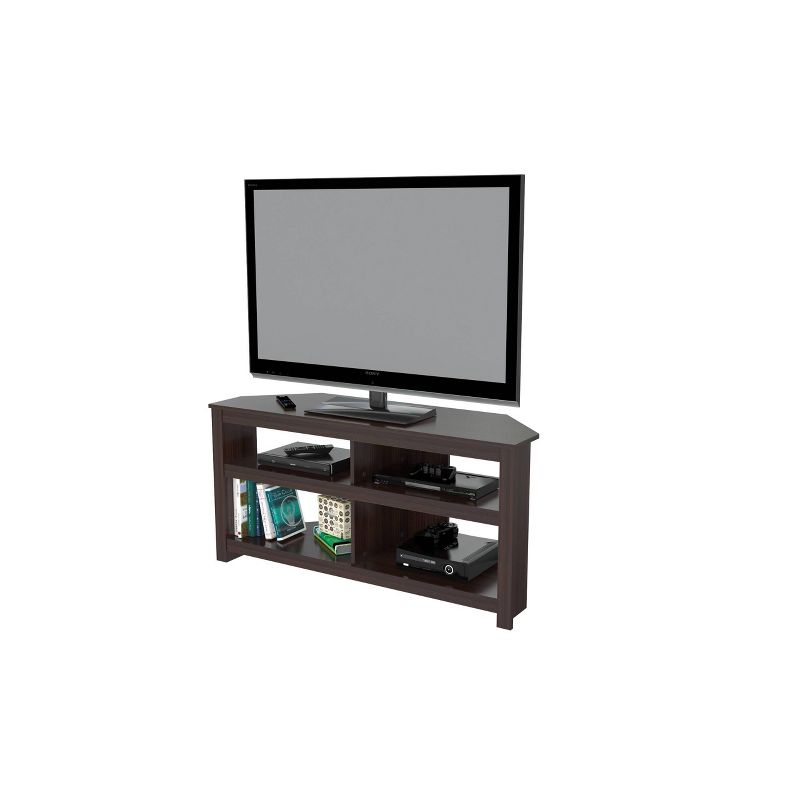Corner TV Stand for TVs up to 60&#34; Espresso - Inval, 5 of 9