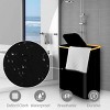 BestParts Waterproof Collapsible Laundry Hamper with Lid, Bamboo Handles & Removable Bag - 4 of 4