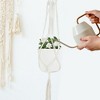 Unique Bargains Macrame Plant Hanger Woven Cotton Indoor Outdoor Decorative - 3 of 4
