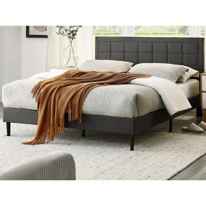 DeCoro Mornington Upholstered 2.0 Platform Full Size Frame and Headboard - 1 of 4