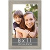 PosterPalooza | 8x11 Wide Barnwood Picture Frame, UV Acrylic, 6 Finishes - Grey, Brown, White, and Black - 2 of 4