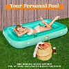 Sloosh Inflatable Tanning Pool Lounger Float Sun Tanning with Pillow, Suntan Tub Float Raft Tanning Pool for Adult - 4 of 4