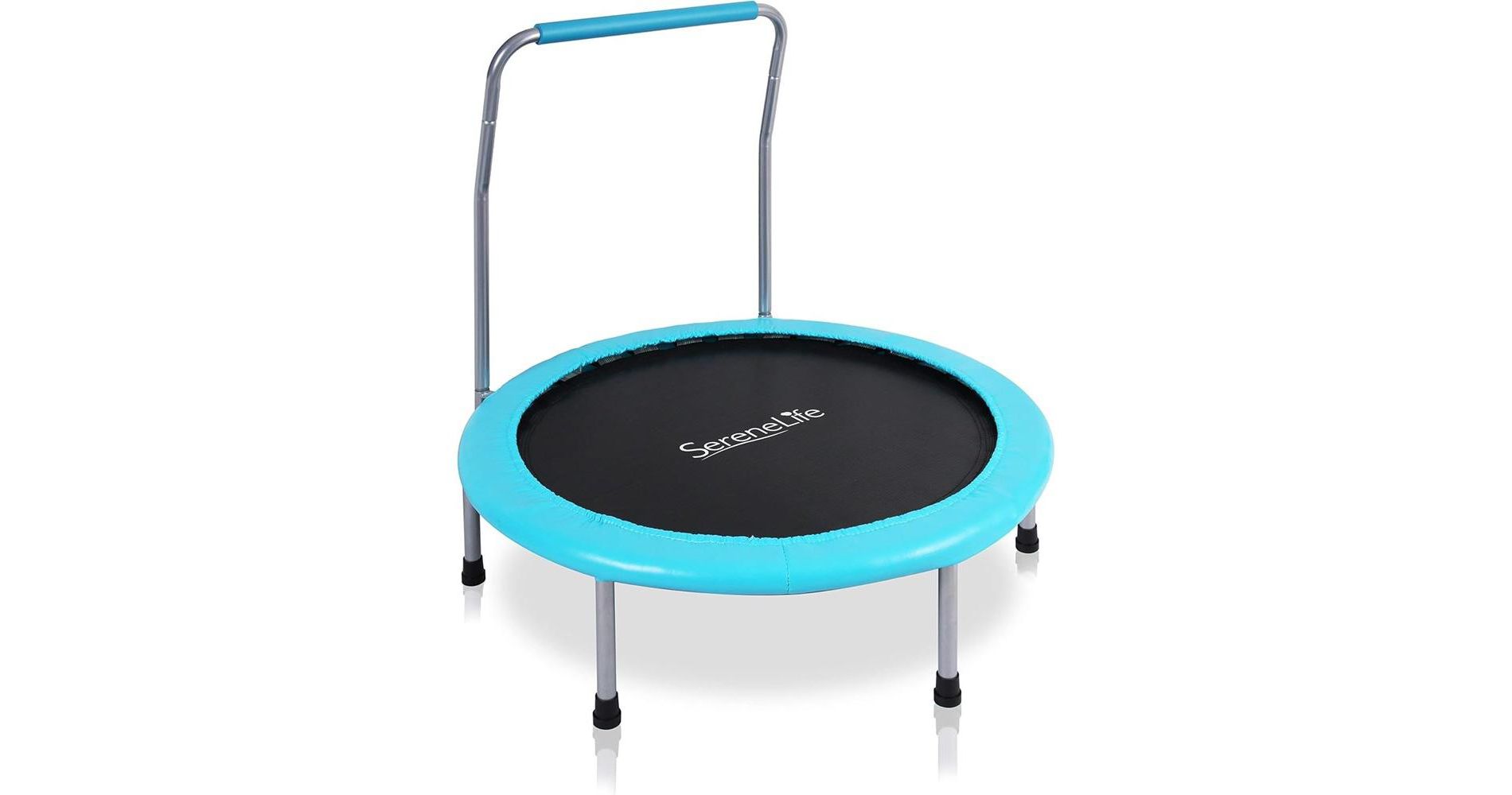 SereneLife SLELT367 Sports Exercise Springless Kid-Size Trampoline