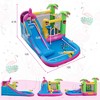 Costway Tropical Inflatable Bounce Castle for Backyard, Ocean Ball & 735W Blower Include - image 3 of 4