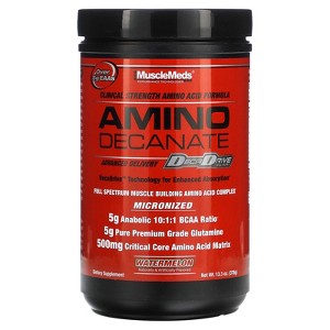 MuscleMeds Amino Decanate, Watermelon, 13.3 oz (378 g) - 1 of 2