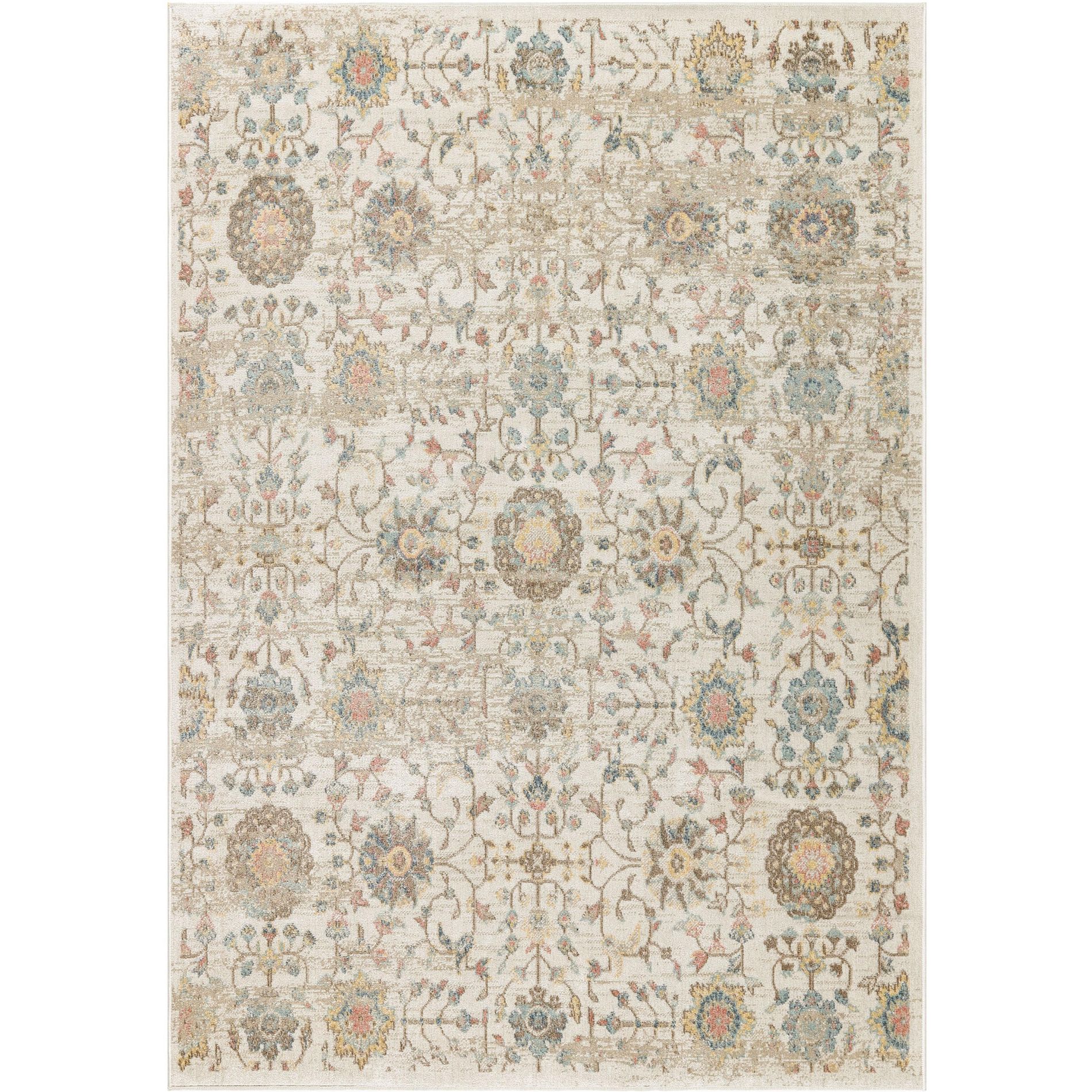 Nourison Washable Decor 7'10" x 10' Beige Vintage Indoor Rug