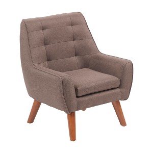 ECR4Kids Ezra Accent Chair, Raisin - 1 of 4
