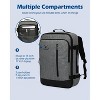 Hynes Eagle 38L Carry on Backpack + Fanny Pack-Grey - 4 of 4