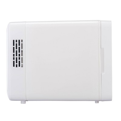 Frigidaire Gallery 9 Can Beauty Lighted Mirror Fridge Portable White
