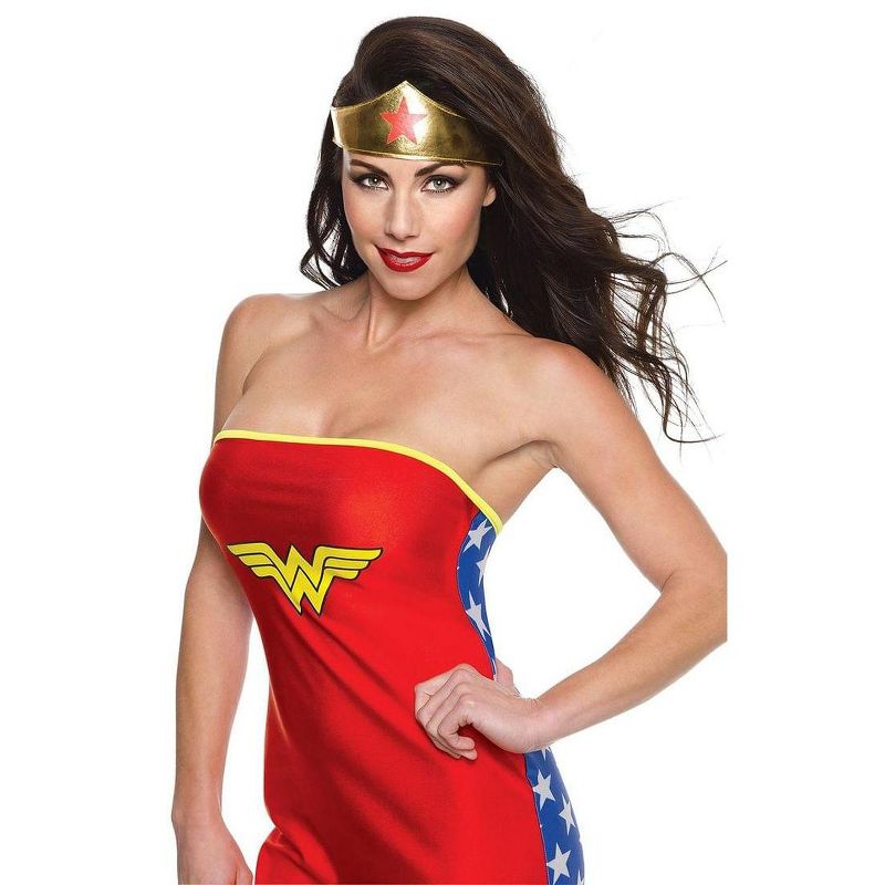 Rubie's DC Comics Wonder Woman Costume Tiara Adult One Size, 1 of 2
