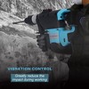 1-1/2 Inch Rotary Hammer Drill With Carry Case, SDS-Plus Demolition Hammer Safety Clutch With Gouges Drill Bits - 4 of 4