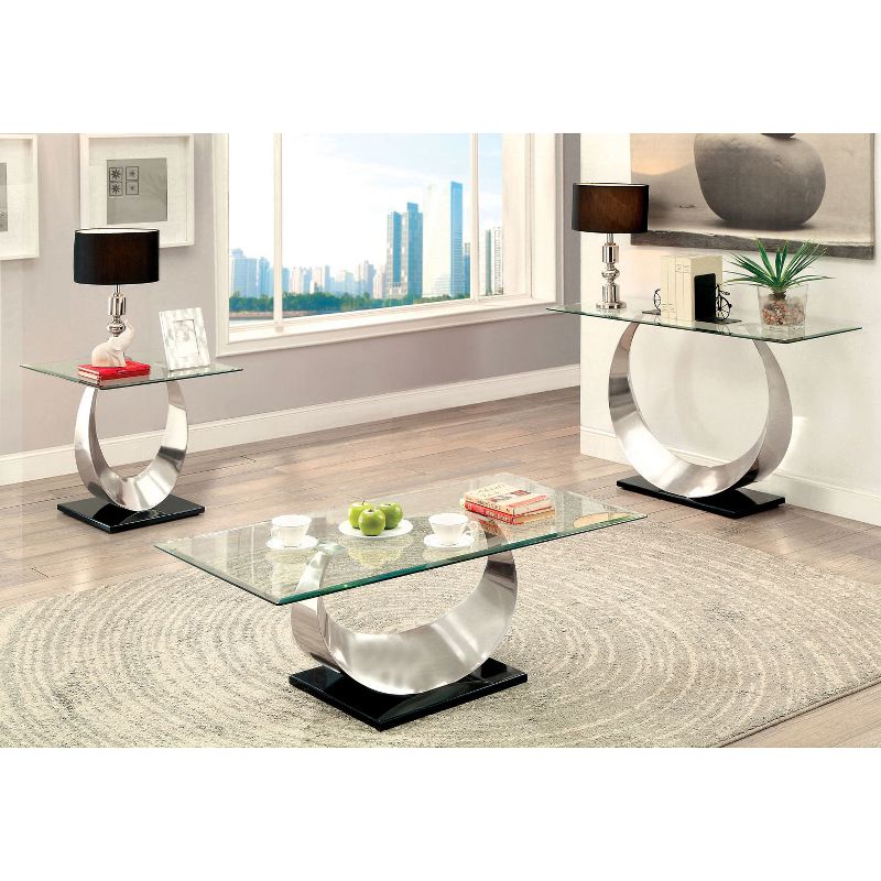 Juliana Coffee Table Silver/Black - HOMES: Inside + Out, 3 of 6