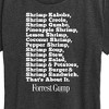 Women's - Forrest Gump - Bubbas Shrimp List Short Sleeve Graphic T-Shirt - 2 of 4