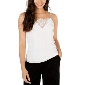 Leyden Womens Lace Trim Inset Cami Tank Top - 1 of 1