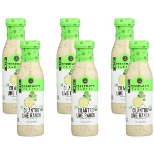 Tessemae's Cilantro Lime Ranch Dressing & Dip - Case of 6/10 oz - 1 of 4