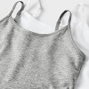 Girls' 2pk Cotton Shelf Bra Cami - Cat & Jack™ - 3 of 4