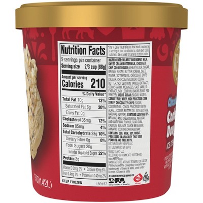 Kemps Chocolate Chip Cookie Dough Ice Cream - 48 fl oz