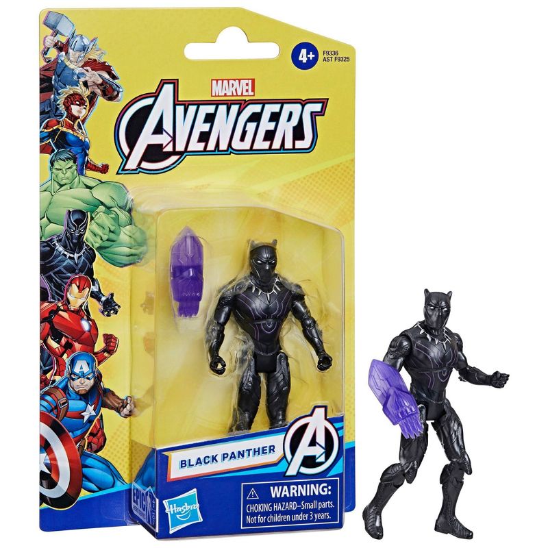 Marvel Avengers Epic Hero Black Panther Action Figure, 3 of 6
