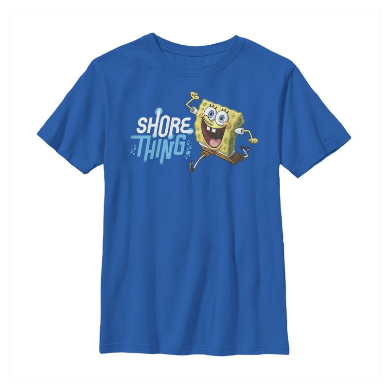 Boy's SpongeBob SquarePants Shore Thing T-Shirt, 1 of 5