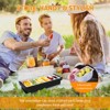 Aoibox Fruit, Veggie & Condiment Caddy with Lid Dispenser Tray, Plastic Garnish Station for Bartending & Serving Taco, Ice Cream, Salad Bar, etc. - 4 of 4