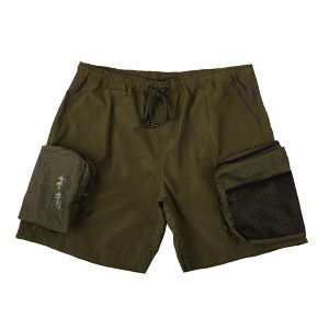 Dragon Ball Z Shenron Olive Green Cargo Shorts - 1 of 4