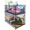 Sorbus Metal Mesh Cabinet Organizer with Pull-Out Drawers - Ideal for Countertop, Cabinet, Pantry, Under the Sink, Desktop and More (1 Drawer) - 4 of 4