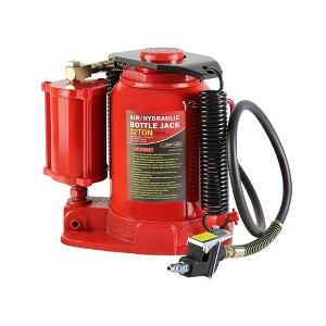 32-Ton Hydraulic Bottle Jack 10.4"-16.3" Lifting Range Low Profile Air Jack Manual Jack With Handle Vehicles Maintenance - 1 of 4