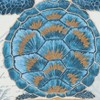 Saro Lifestyle Coastal Outdoor Turtle Poly Filled Pillow, 18"x18", Blue - 3 of 4