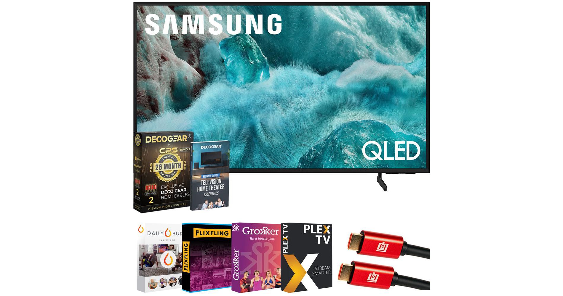 Samsung 43" QLED Q7F 4K Vision AI Smart TV (2025) + Extended Protection Plan