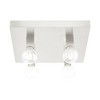 Livex Lighting Solna 4 - Light Flush Mount in  Brushed Nickel - 4 of 4