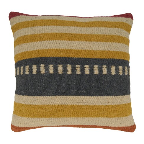 Saro Lifestyle Kilim Pillow - Down Filled, 20