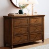 Benedikt 54" Wide 6 Drawer Dresser for Bedroom with Storage |  ARTFUL LIVING DESIGN - 2 of 4