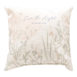 Manual Woodworkers & Weavers Weather-Resistant Quote Pillow – Tranquil Prairie Outdoor Cushion - 1 of 3