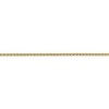 Black Bow Jewelry 1.5mm 14k Yellow Gold Diamond Cut Round Wheat Chain Anklet - 2 of 4