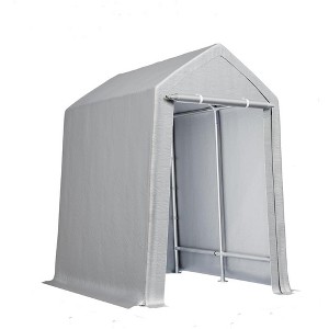 Outdoor Carport Storage Tent Garage Heavy Duty Shed Car Shelter Canopy - 1 of 4